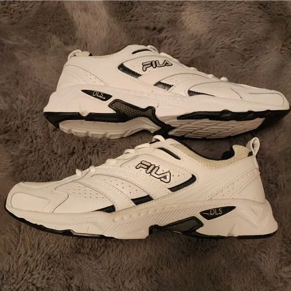 NIB Fila Men's Capture Running Shoes Size 14 White/Peacoat